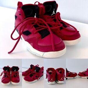 Air Jordan Boys' Flight Club '91 BP Mid Red‎ Size 13C Shoes Basketball Clean
